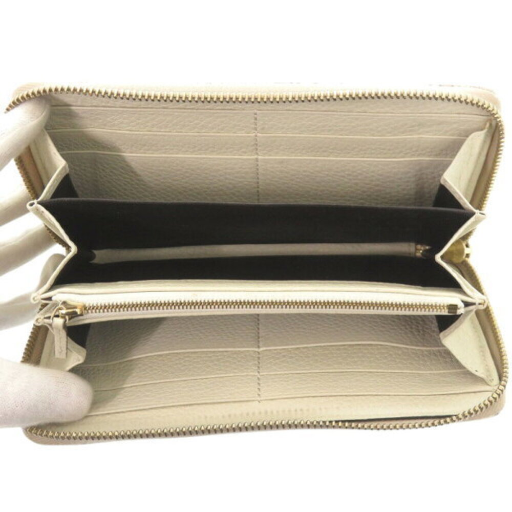 Gucci Zip Around Wallet Python Leather Beige Long - image 4